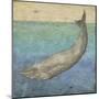 Diving Whale I-Megan Meagher-Mounted Art Print
