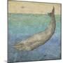 Diving Whale I-Megan Meagher-Mounted Art Print