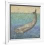 Diving Whale I-Megan Meagher-Framed Art Print