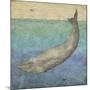 Diving Whale I-Megan Meagher-Mounted Art Print
