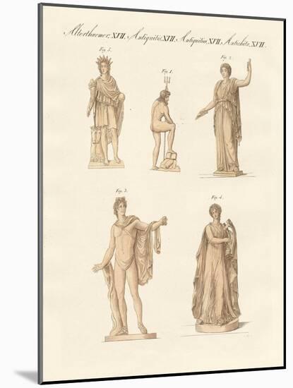 Divinities of the Greeks and Romans-null-Mounted Giclee Print