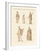 Divinities of the Greeks and Romans-null-Framed Giclee Print