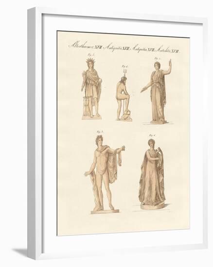 Divinities of the Greeks and Romans-null-Framed Giclee Print