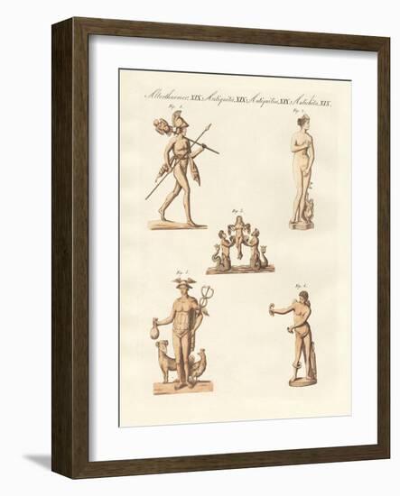 Divinities of the Greeks and Romans-null-Framed Giclee Print