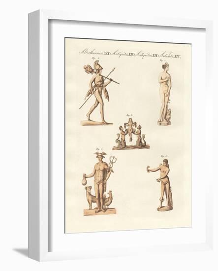 Divinities of the Greeks and Romans-null-Framed Giclee Print