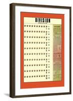 Division-null-Framed Art Print