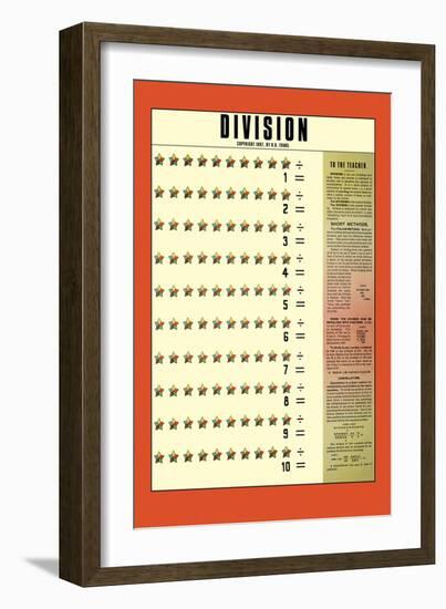 Division-null-Framed Art Print