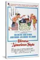 Divorce American Style, US poster, Dick Van Dyke, Debbie Reynolds, 1967-null-Stretched Canvas