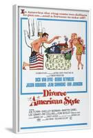 Divorce American Style, US poster, Dick Van Dyke, Debbie Reynolds, 1967-null-Framed Art Print