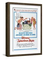 Divorce American Style, US poster, Dick Van Dyke, Debbie Reynolds, 1967-null-Framed Premium Giclee Print