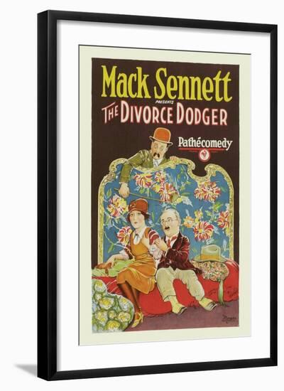 Divorce Dodger-Mack Sennett-Framed Art Print