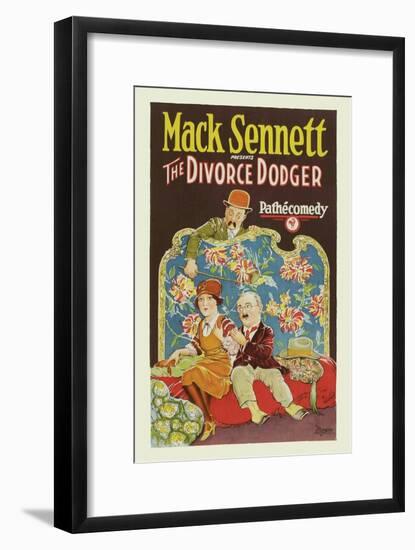 Divorce Dodger-Mack Sennett-Framed Art Print