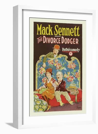 Divorce Dodger-Mack Sennett-Framed Art Print