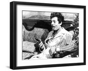 Divorce - Italian Style, Marcello Mastroianni, 1961-null-Framed Photo