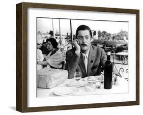 Divorce - Italian Style, Marcello Mastroianni, 1961-null-Framed Photo