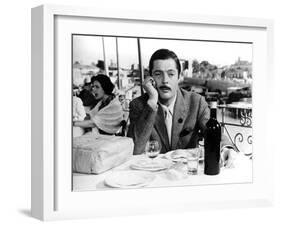 Divorce - Italian Style, Marcello Mastroianni, 1961-null-Framed Photo