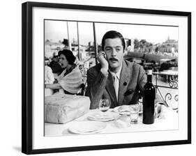 Divorce - Italian Style, Marcello Mastroianni, 1961-null-Framed Premium Photographic Print