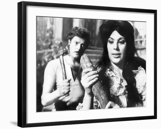 Divorce - Italian Style, Marcello Mastroianni, Daniela Rocca, 1961-null-Framed Photo