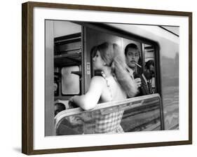 Divorce - Italian Style, Stefania Sandrelli, Marcello Mastroianni, 1961-null-Framed Photo