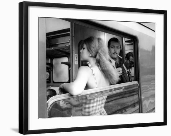 Divorce - Italian Style, Stefania Sandrelli, Marcello Mastroianni, 1961-null-Framed Photo