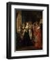 Divorce of Henry Viii and Catherine of Aragon before Cardinal of Wolsey Ca. 1530-Eugene Deveria-Framed Art Print