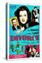 Divorce, US poster, Bruce Cabot, Kay Francis, 1945-null-Stretched Canvas