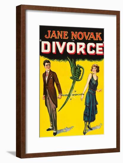 Divorce-null-Framed Art Print