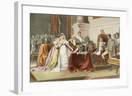 Divorcement of Josephine-Henri-frederic Schopin-Framed Giclee Print