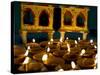 Diwali Deepak Lights (Oil and Cotton Wick Candles) and Shrine Decorations, India, Asia-Annie Owen-Stretched Canvas