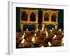 Diwali Deepak Lights (Oil and Cotton Wick Candles) and Shrine Decorations, India, Asia-Annie Owen-Framed Photographic Print