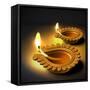 Diwali Oil Lamp-yienkeat-Framed Stretched Canvas