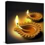 Diwali Oil Lamp-yienkeat-Stretched Canvas