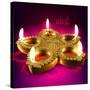 Diwali Oil Lamp-yienkeat-Stretched Canvas