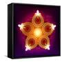 Diwali Oil Lamp-yienkeat-Framed Stretched Canvas