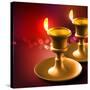 Diwali Oil Lamp-yienkeat-Stretched Canvas