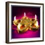 Diwali Oil Lamp-yienkeat-Framed Photographic Print