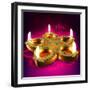 Diwali Oil Lamp-yienkeat-Framed Photographic Print