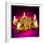 Diwali Oil Lamp-yienkeat-Framed Photographic Print