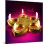 Diwali Oil Lamp-yienkeat-Mounted Photographic Print