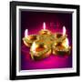 Diwali Oil Lamp-yienkeat-Framed Photographic Print