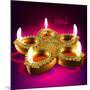 Diwali Oil Lamp-yienkeat-Mounted Photographic Print