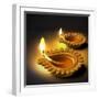 Diwali Oil Lamp-yienkeat-Framed Photographic Print