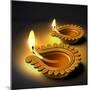 Diwali Oil Lamp-yienkeat-Mounted Photographic Print