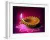 Diwali Oil Lamp-yienkeat-Framed Photographic Print