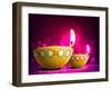 Diwali Oil Lamp-yienkeat-Framed Photographic Print