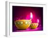 Diwali Oil Lamp-yienkeat-Framed Photographic Print