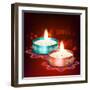 Diwali Oil Lamp-yienkeat-Framed Photographic Print