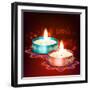 Diwali Oil Lamp-yienkeat-Framed Photographic Print