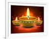 Diwali Oil Lamp-yienkeat-Framed Photographic Print