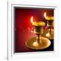 Diwali Oil Lamp-yienkeat-Framed Photographic Print